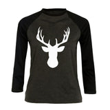 Deer Print Long Sleeve Shirt