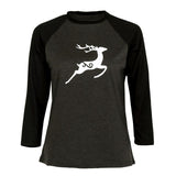 Deer Print Long Sleeve Shirt